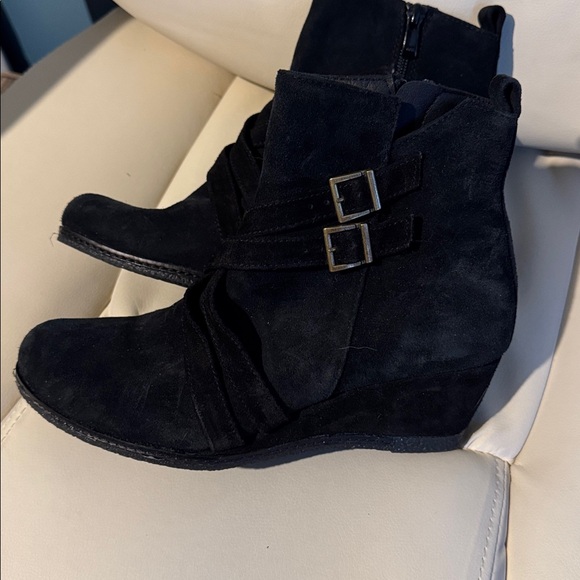 Eric Michael Black Ankle Boots SZ 38 - Picture 3 of 8